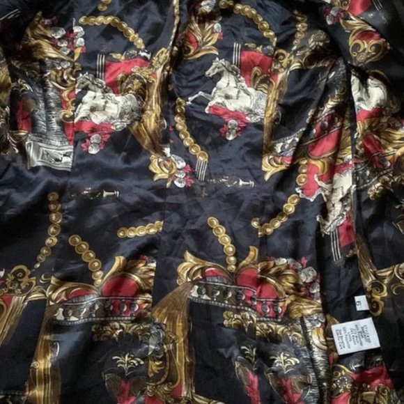 CAbi tuxedo style blazer jacket plaid with cool lining - Picture 6 of 14